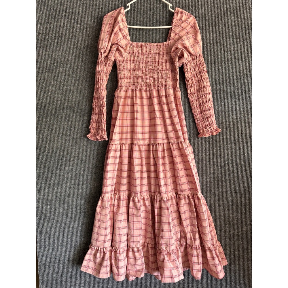 Sister Jane Smocked Maxi Dress Coquette Romantic Prairie Cottagecore Size M - Picture 5 of 7